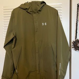Under Armour Olive Green windbreaker size M